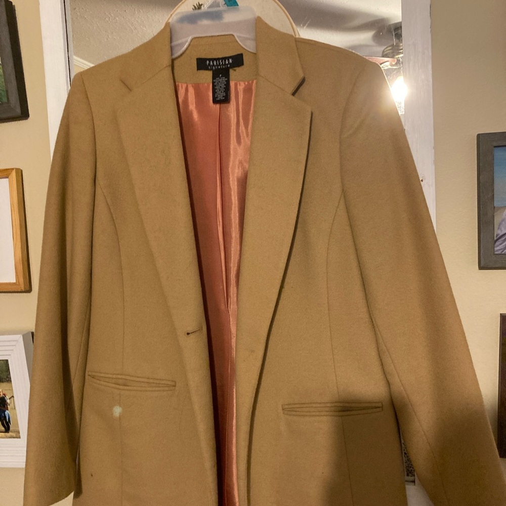 Parisian vintage camel blazer